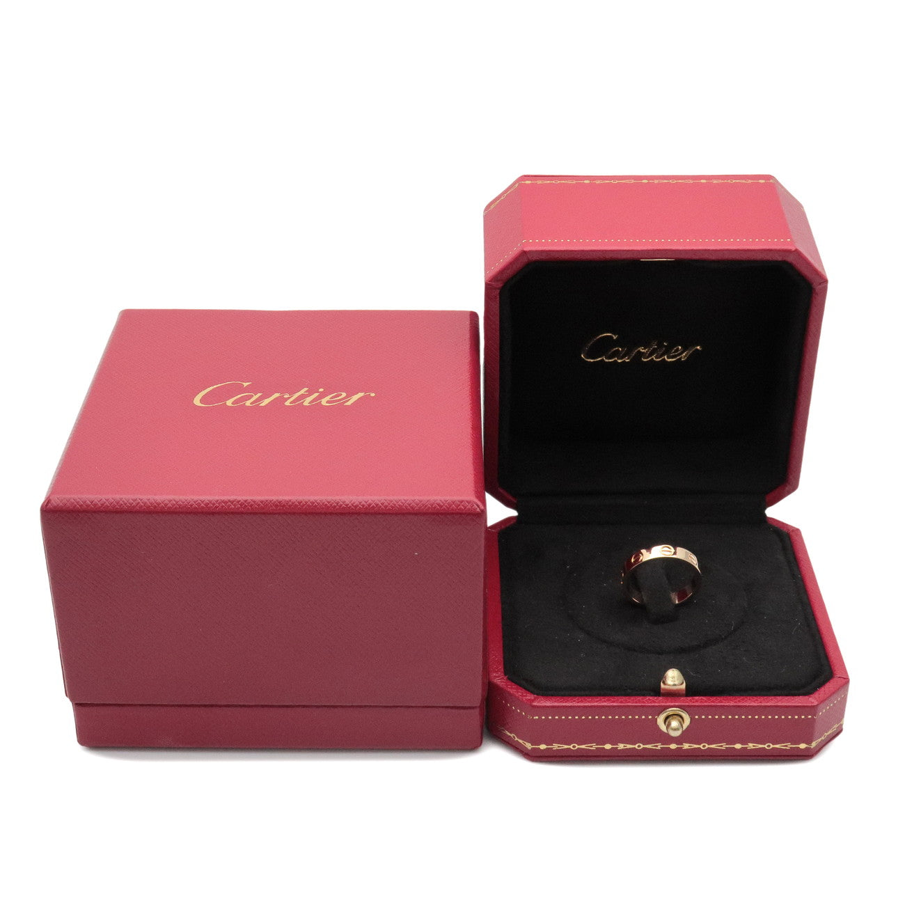 Cartier Mini Love Ring K18 750YG Yellow Gold #47 US4.5 EU47 HK8.5