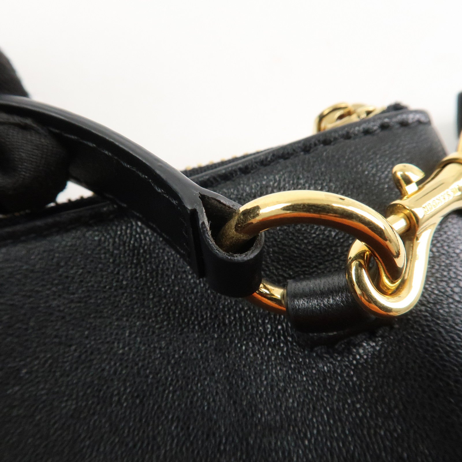 JIL SANDER Leather 2Way Shoulder Hand Bag Black J08WG0009P Used