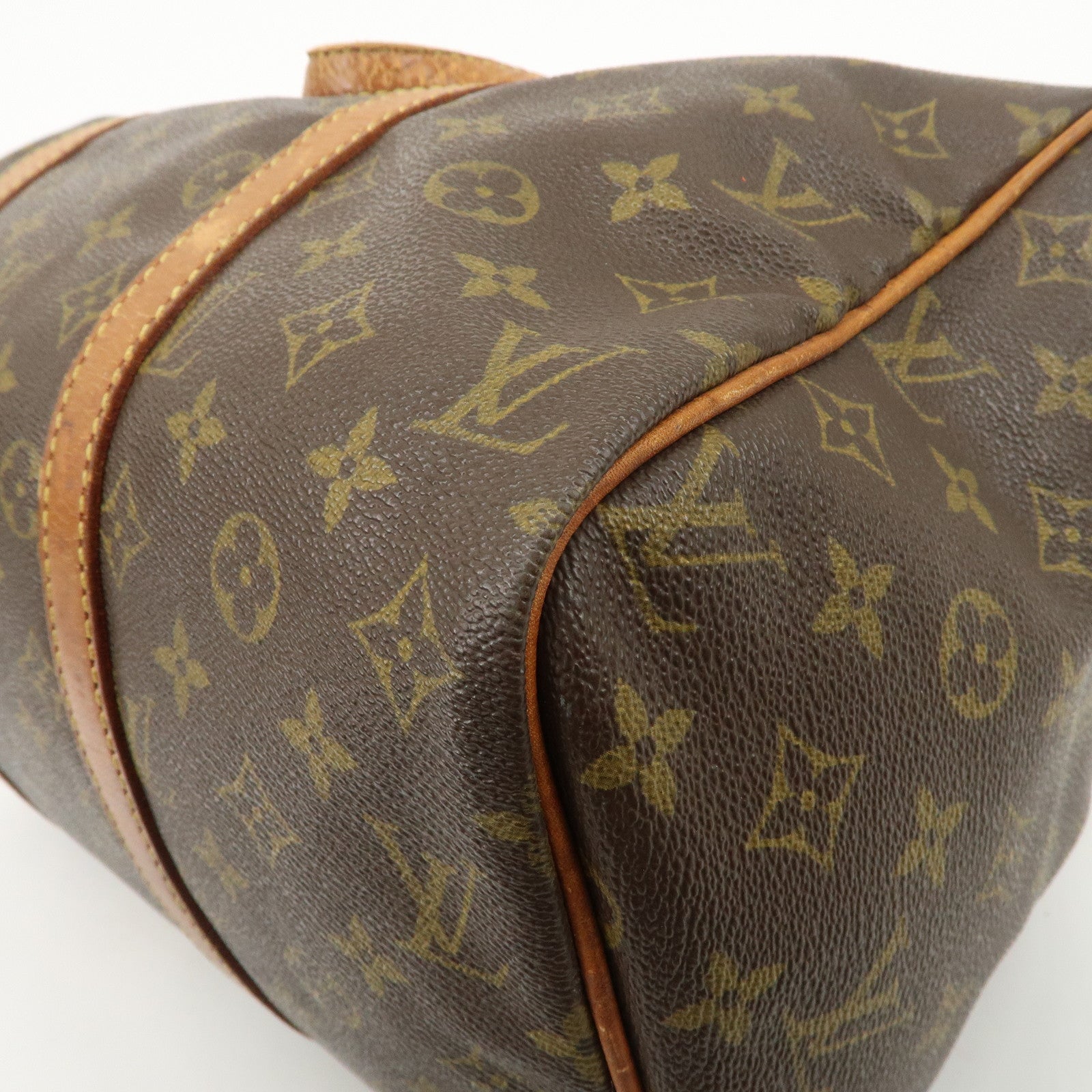 Louis Vuitton Monogram Sac Souple 35 Boston Bag Brown M41626
