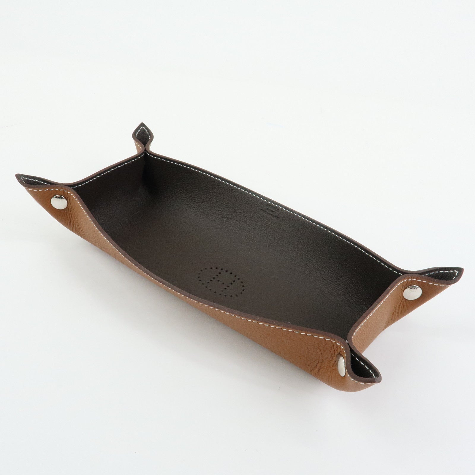 HERMES Taurillon Mises et Relances Desk H Evelyne Pencase W Stamped
