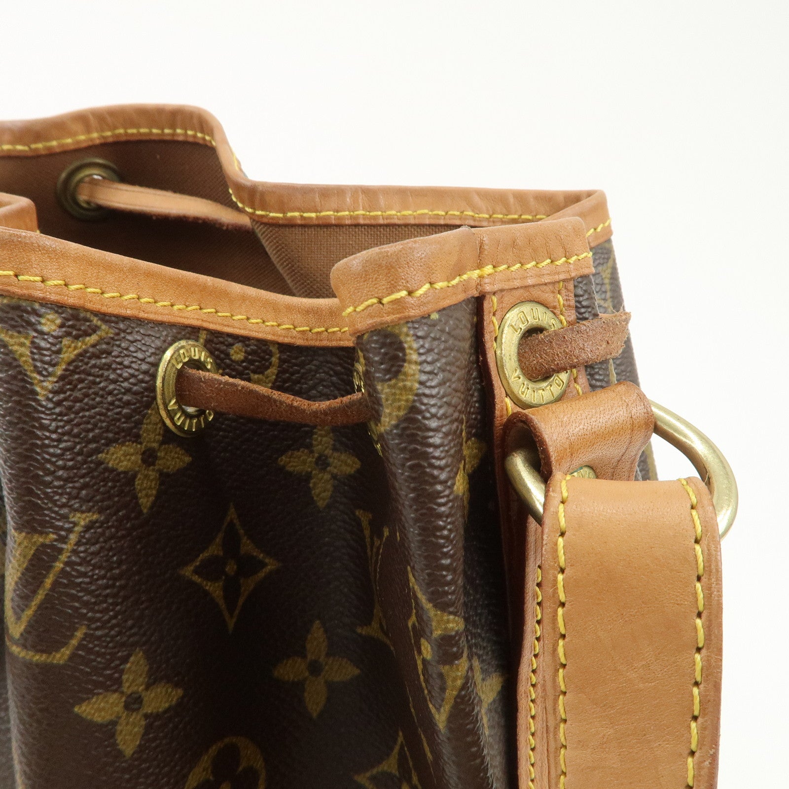 Louis Vuitton Monogram Noe Shoulder Bag Hand Bag Brown M42224