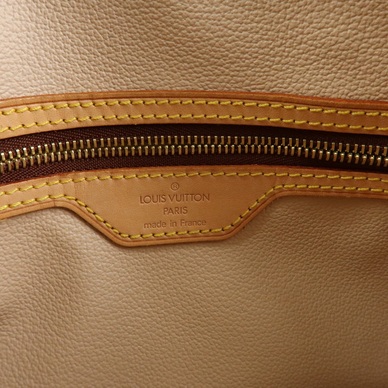 Louis Vuitton Monogram Canvas Bucket PM Hand Bag Brown M42238