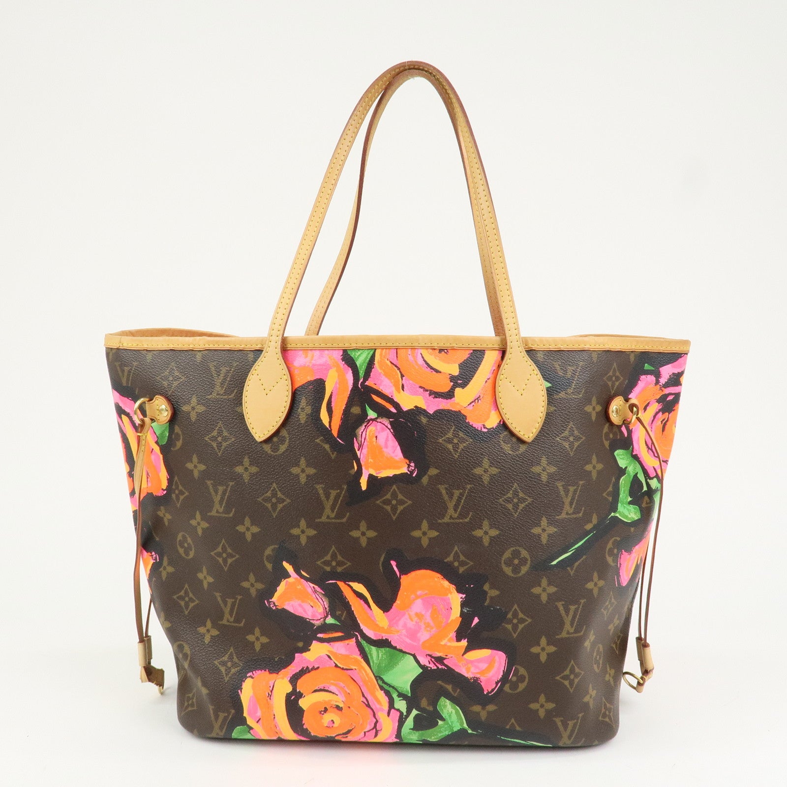 Louis Vuitton Monogram Rose Neverfull MM Tote Shoulder Bag M48613