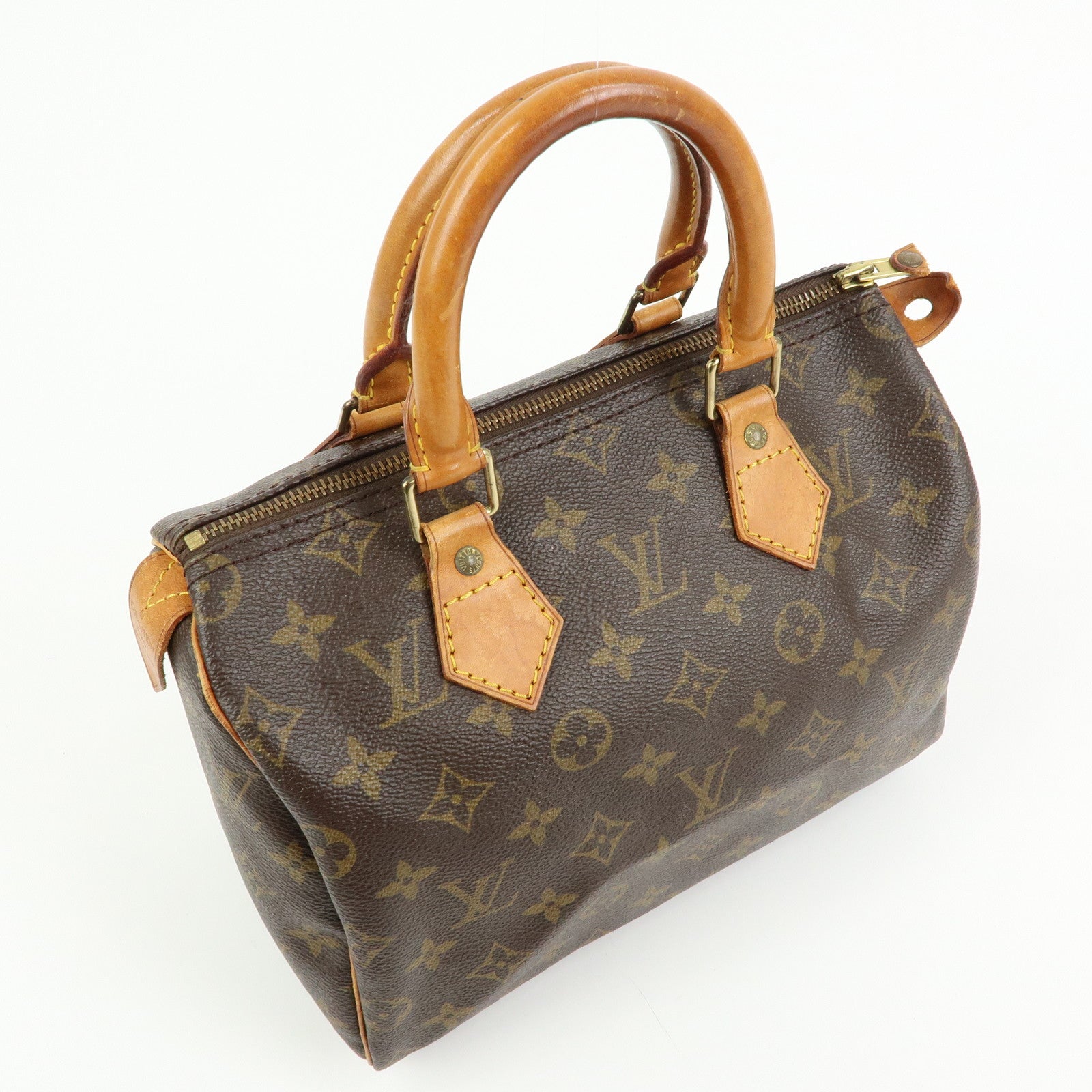 Louis Vuitton Monogram Speedy 25 Boston Bag Hand Bag Brown M41528