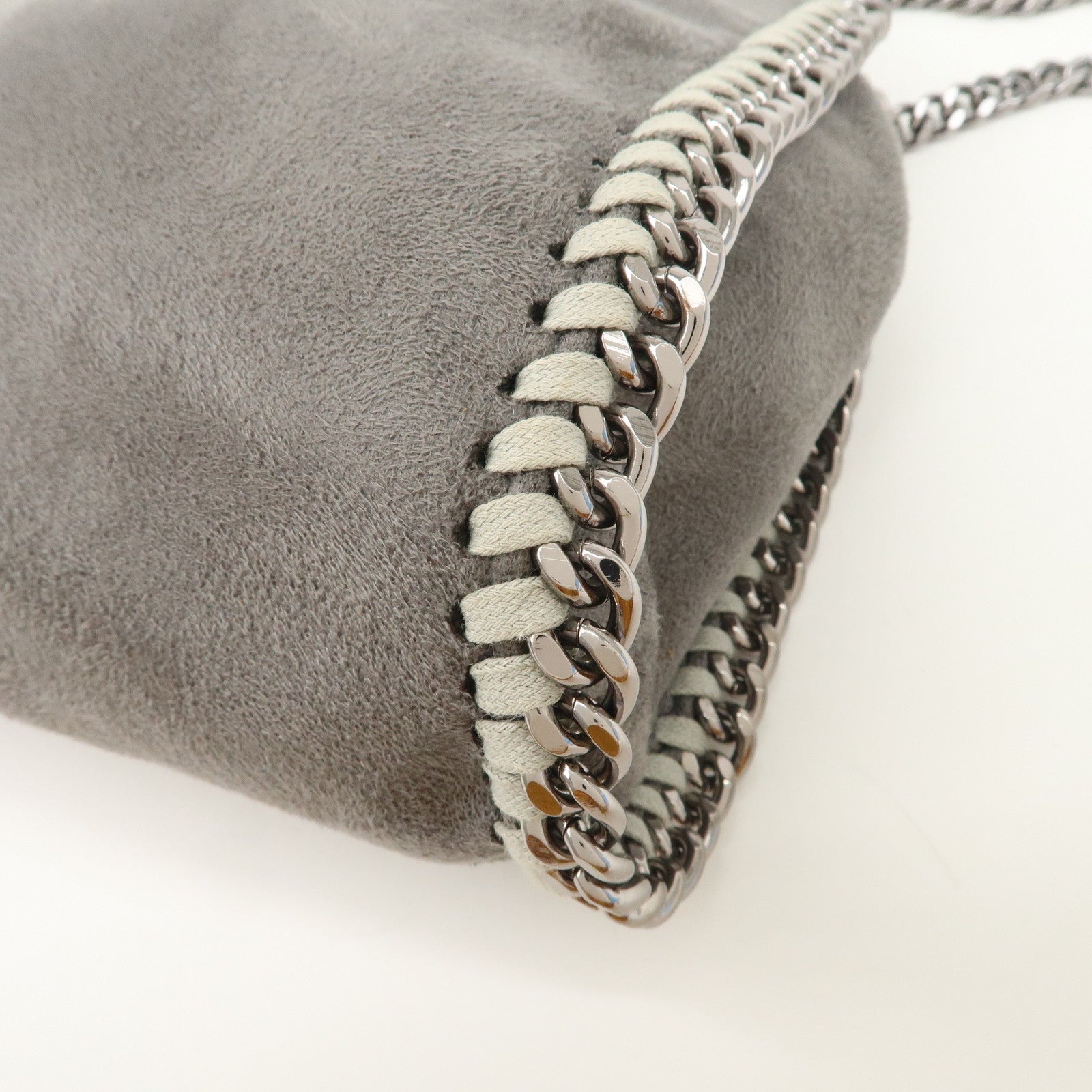 STELLA MCCARTNEY Polyester Falabella 2Way Bag Gray 371223