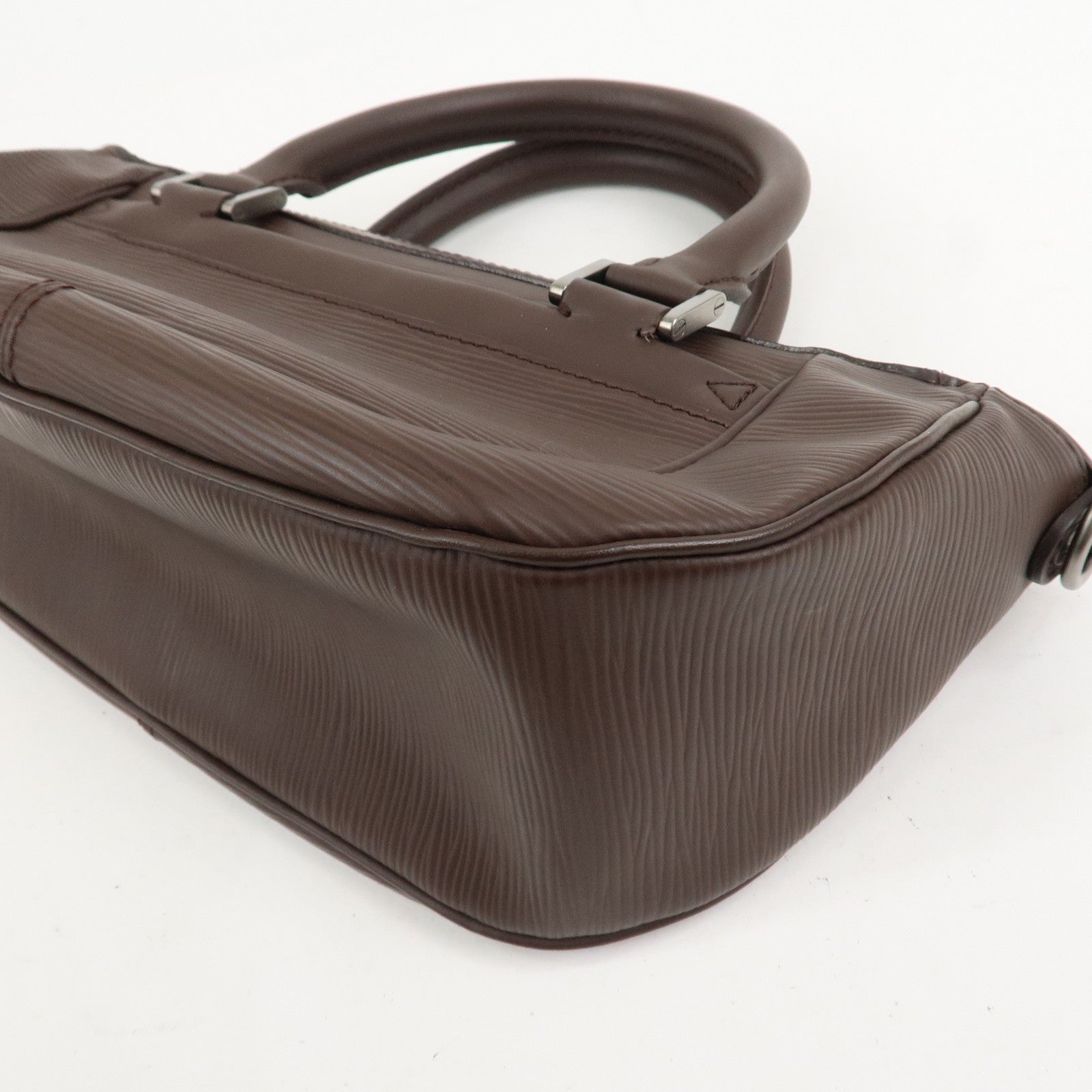Louis Vuitton Epi Leather Dhanura Hand Bag Mocha M5891D
