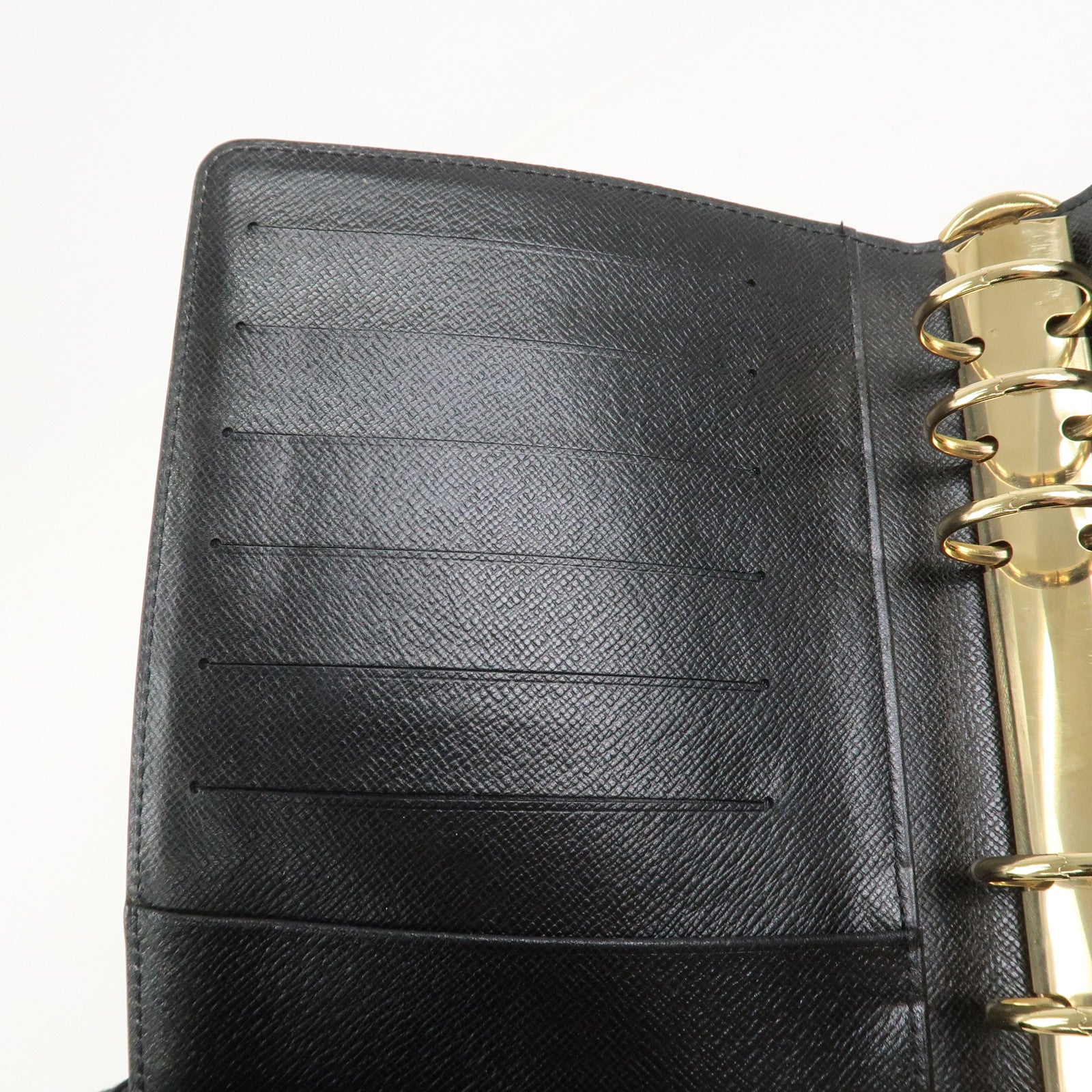 Louis Vuitton Epi Agenda MM Planner Cover Toledo Blue R20045