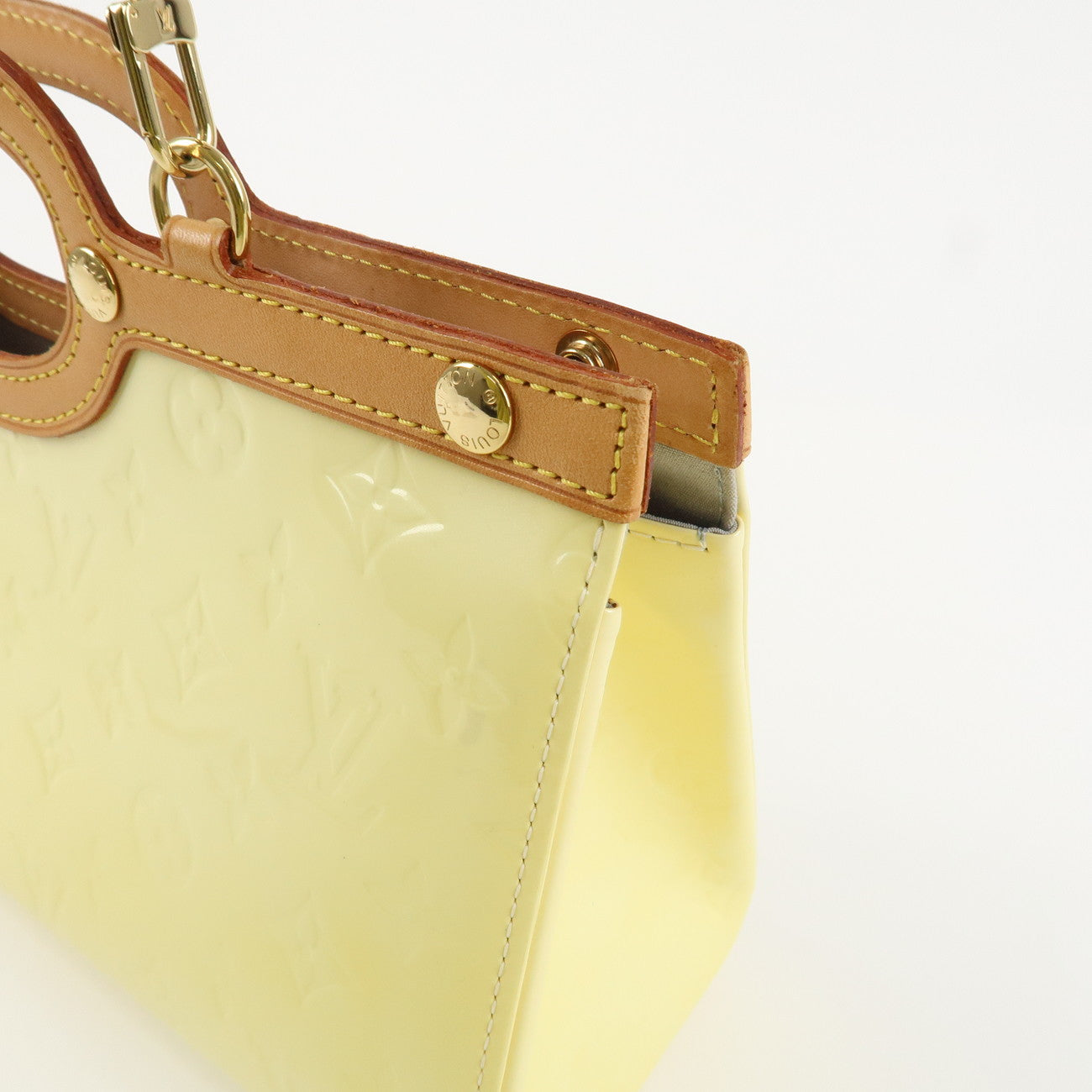 Louis Vuitton Monogram Vernis Roxbury Drive 2Way Bag Perle M91374 Used