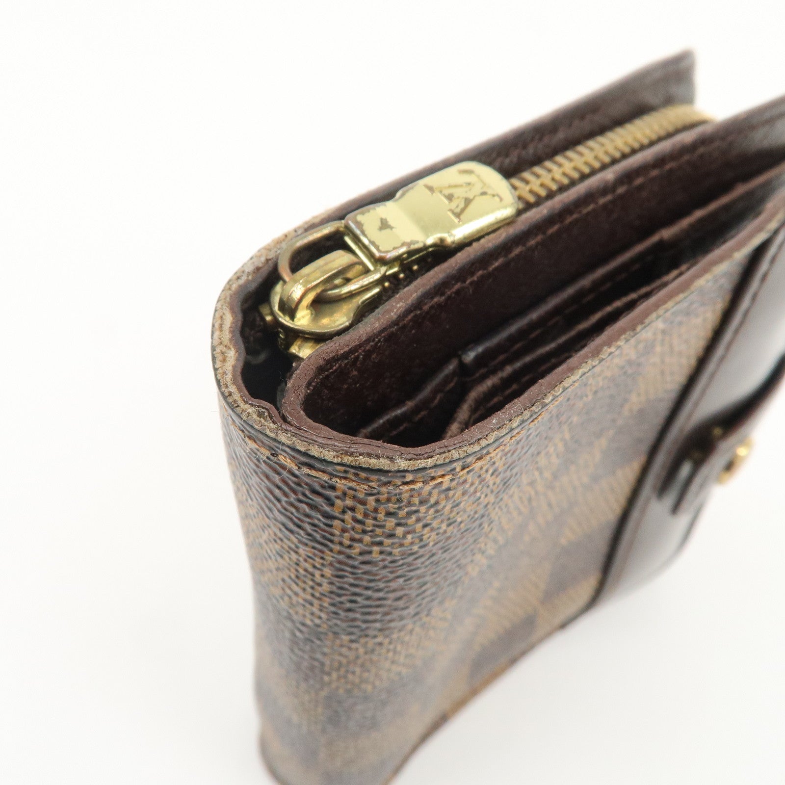 Louis Vuitton Damier Compact Zippy Bi-fold Small Wallet N61668