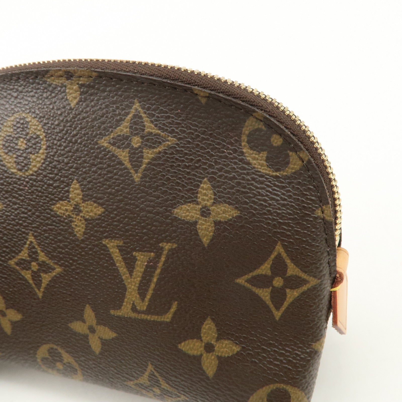 Louis Vuitton Monogram Pochette Cosmetic Pouch Brown M47515