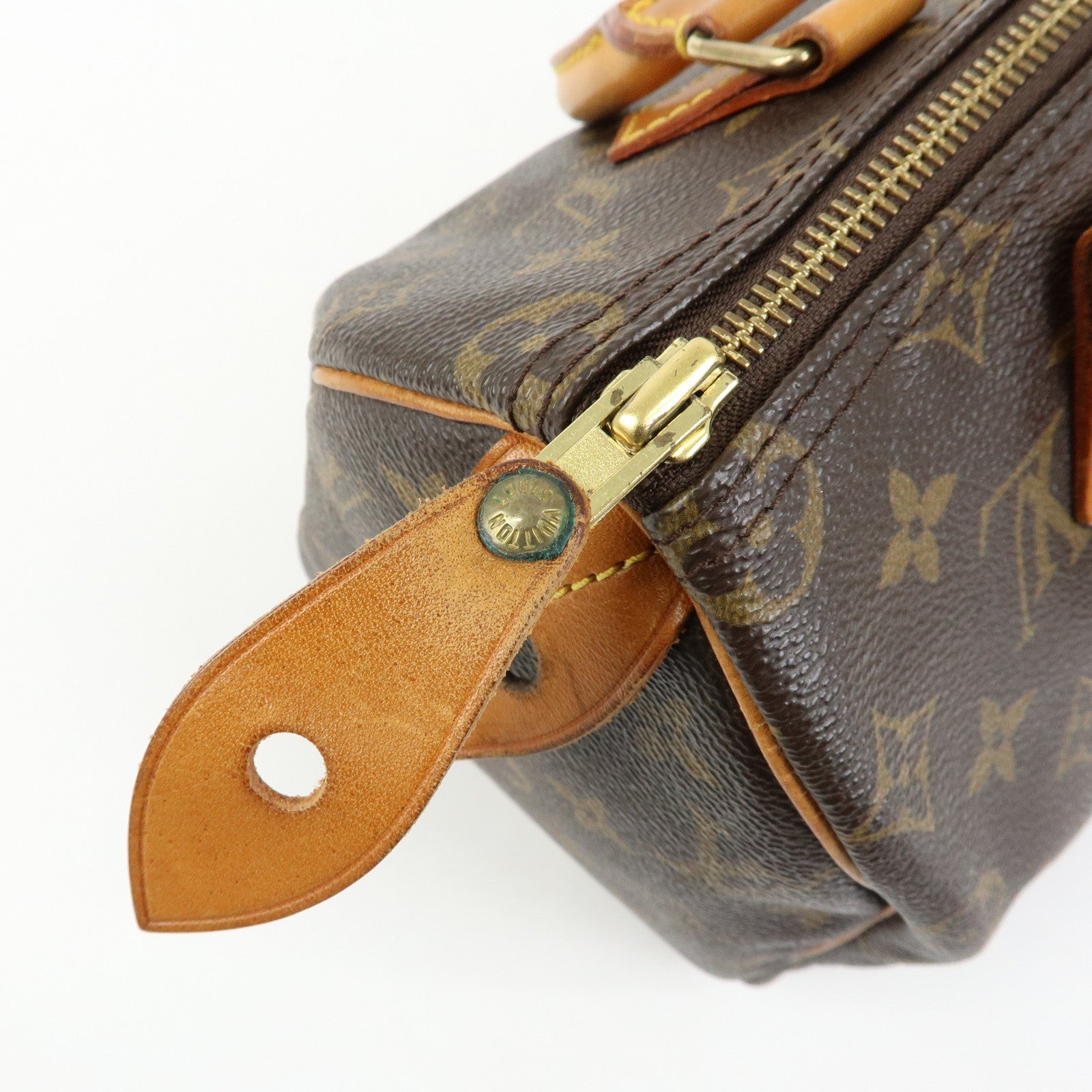 Louis Vuitton Monogram Speedy 25 Boston Bag Hand Bag Brown M41528
