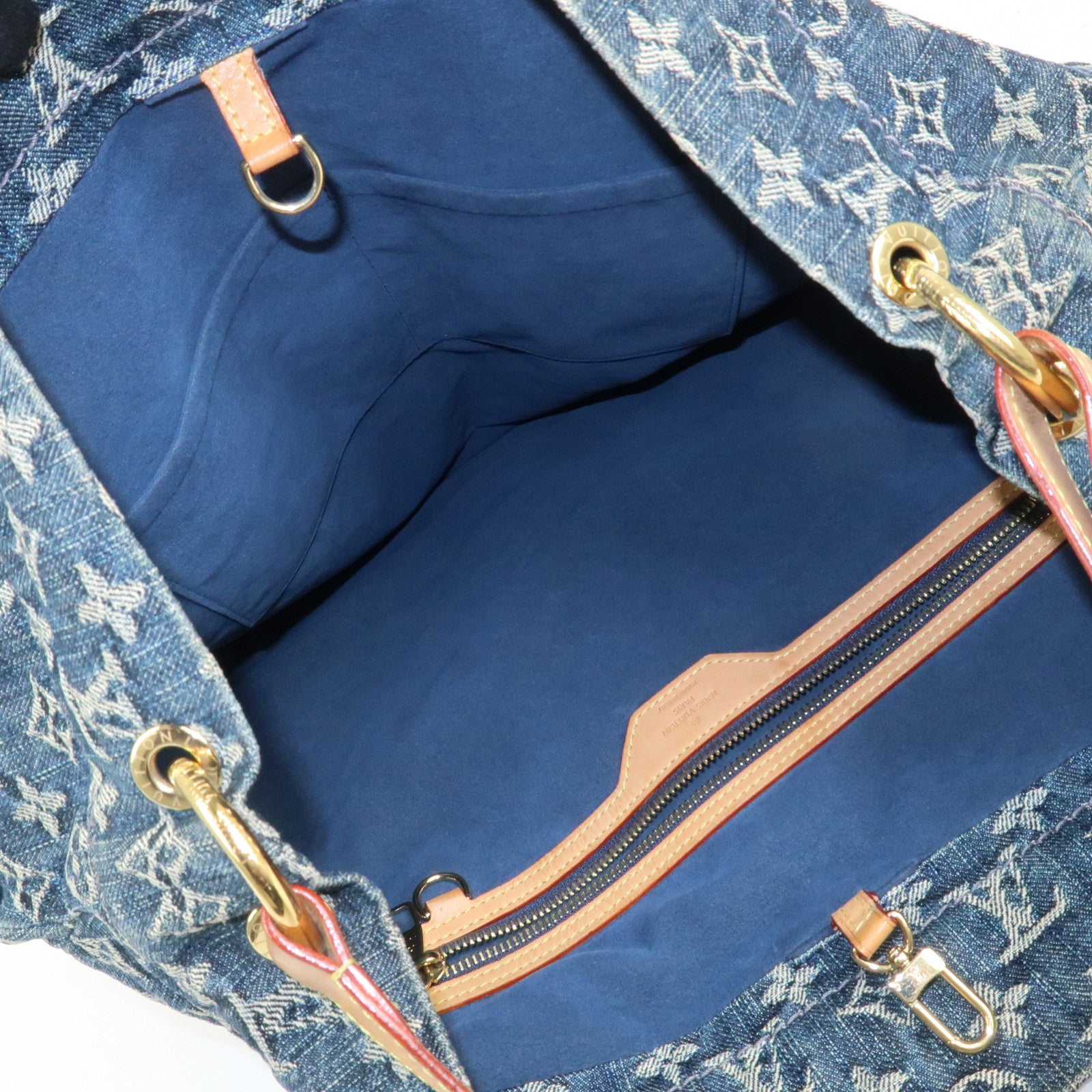 Louis Vuitton Monogram Denim Daily GM Shoulder Bag Hand Bag M40493