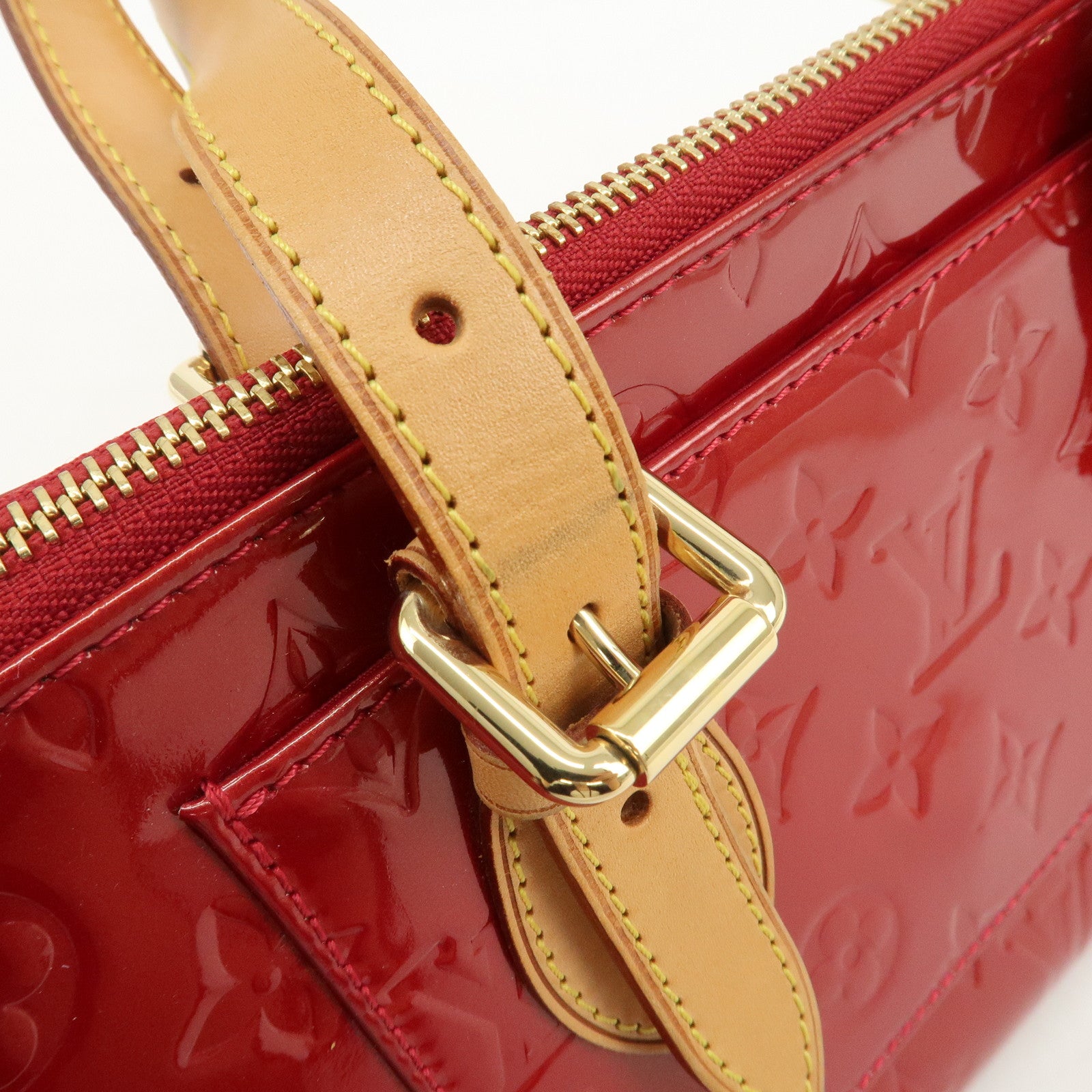 Louis Vuitton Vernis Rosewood Avenue Hand Bag Pomme D'Amour M93507