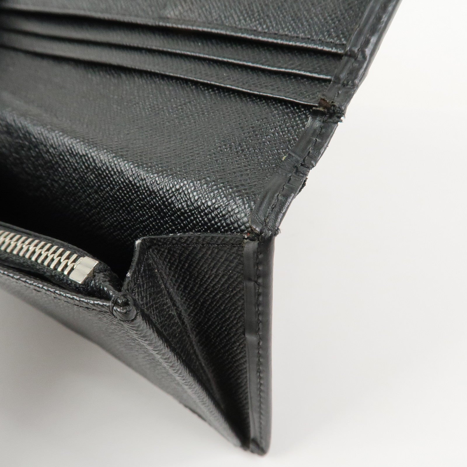 Louis Vuitton Epi Leather Portefeuille Brazza Wallet Noir M66542