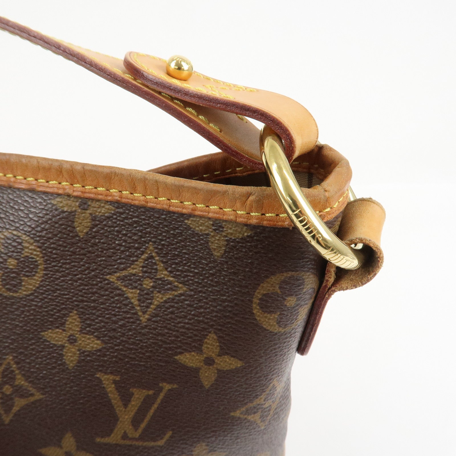 Louis Vuitton Monogram Delightful PM Shoulder Bag Brown M40352