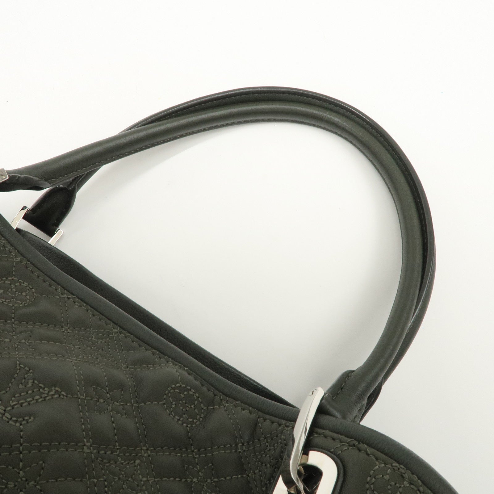 Louis Vuitton Monogram Antheia PM Leather Hand Bag Dark Green
