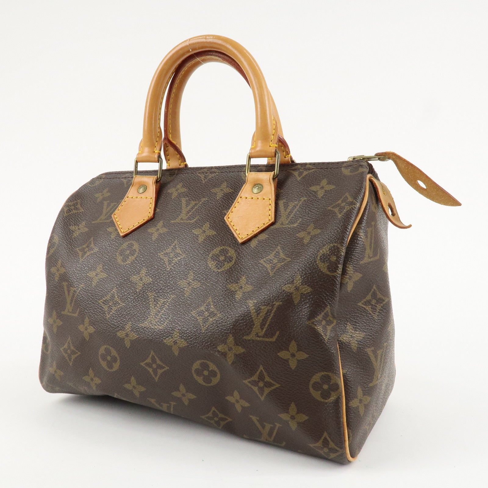 Louis Vuitton Monogram Speedy 25 Hand Bag Boston Bag M41528 Used