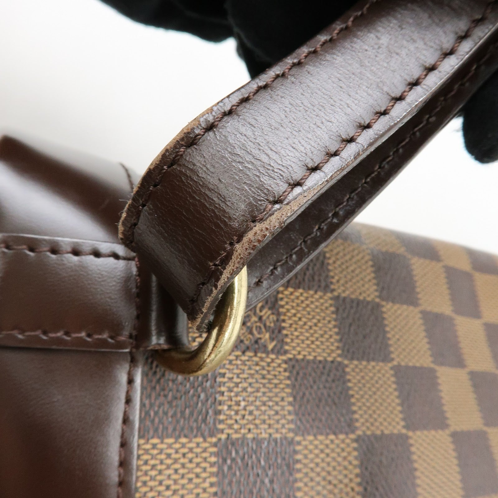 Louis Vuitton Damier Ebene Soho Backpack Rucksack Brown N51132