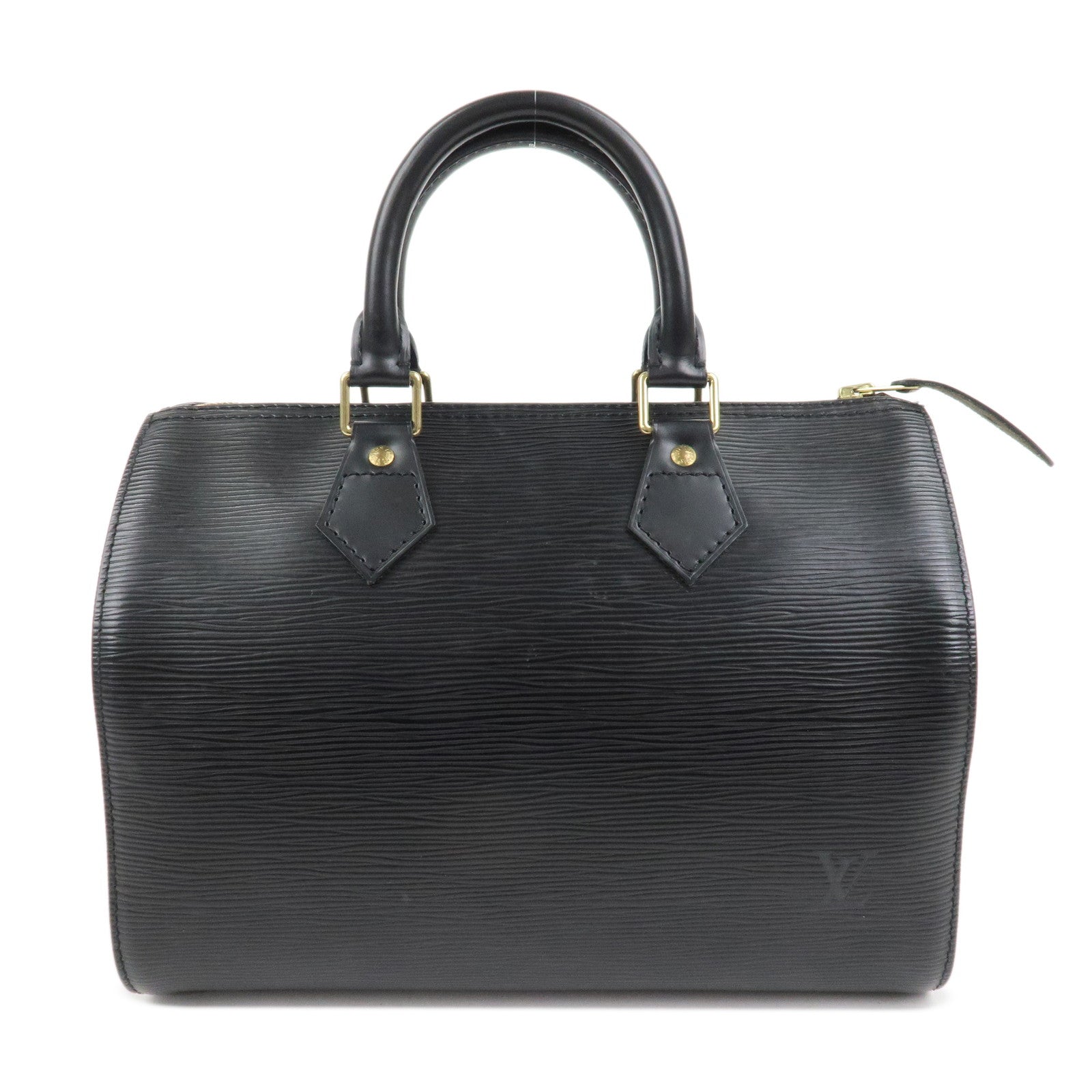 Louis Vuitton Epi Speedy 25 Hand Bag Boston Bag Noir M59032