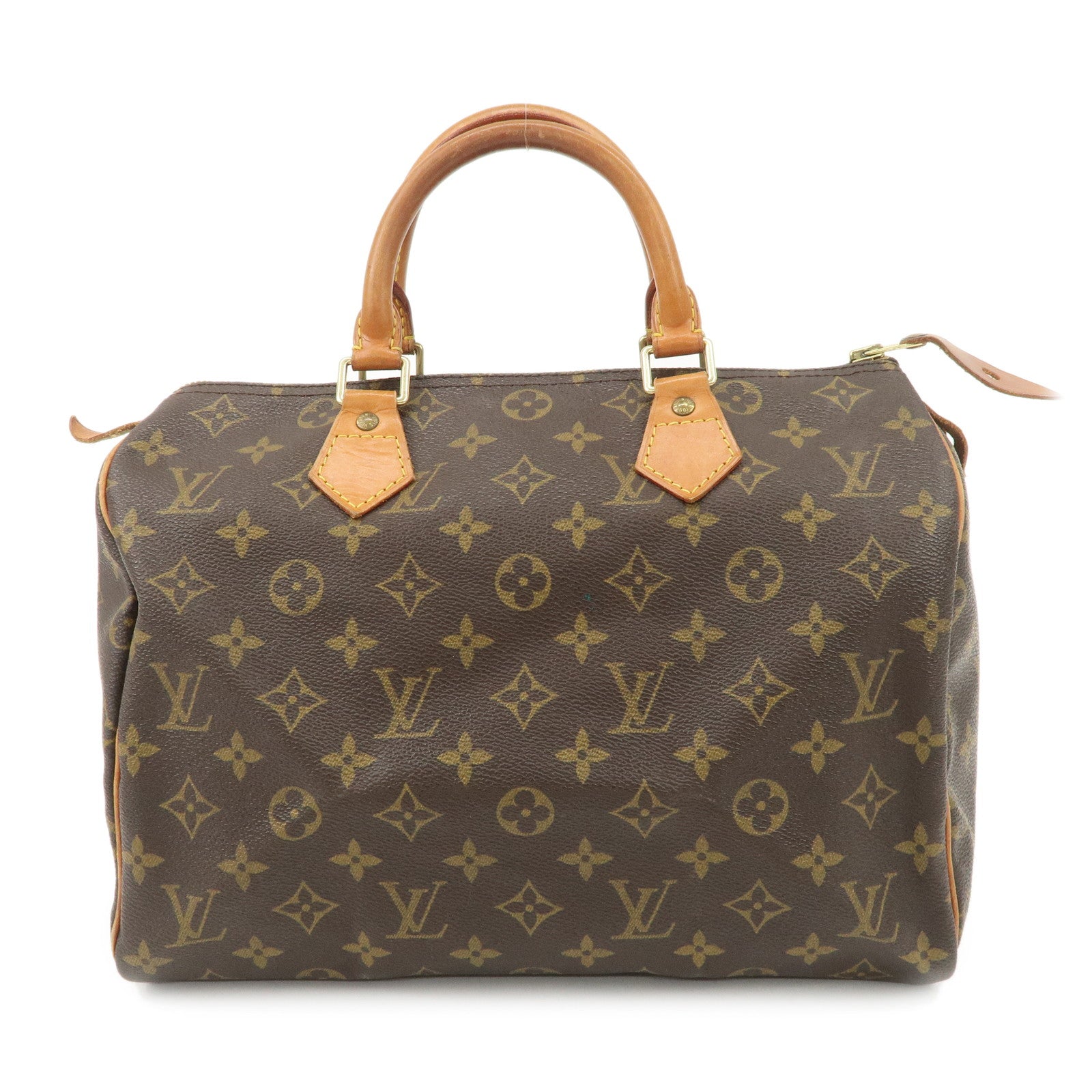 Louis Vuitton Monogram Speedy 30 Boston Bag Hand Bag M41526 Used