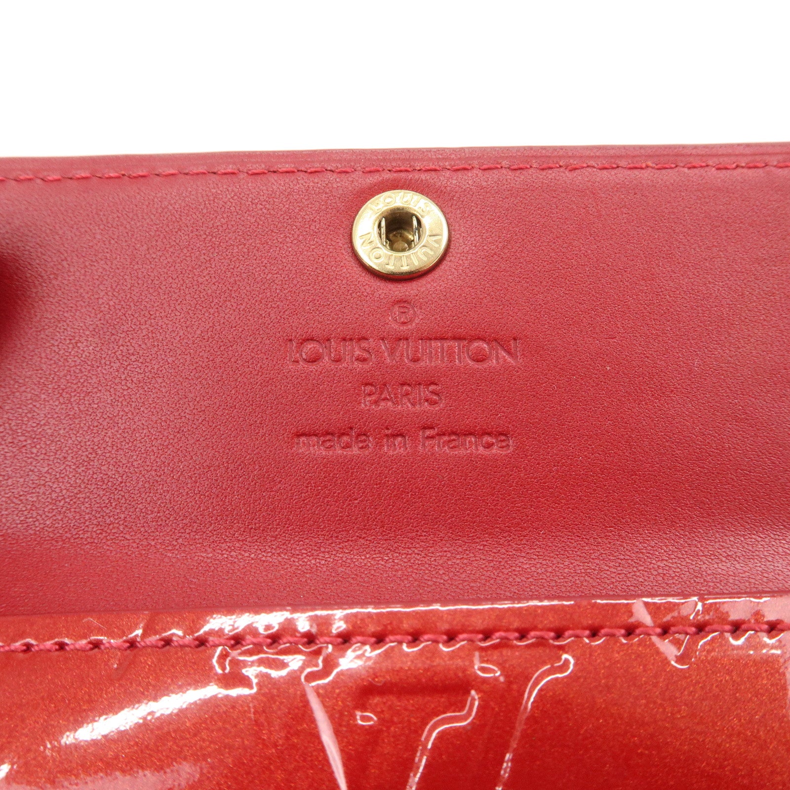 Louis Vuitton Monogram Vernis Ludlow Coin Case Pomme d'Amour M91978