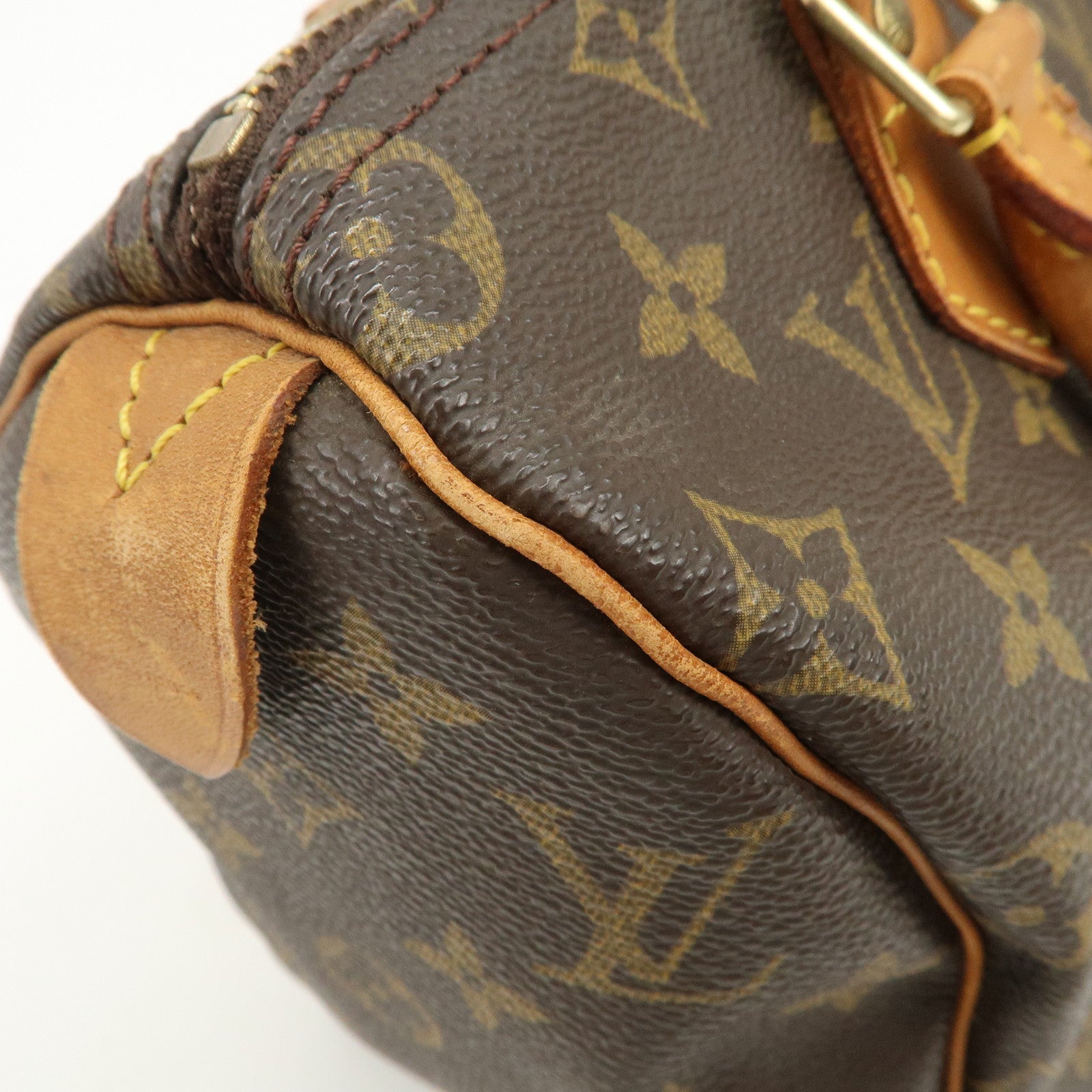 Louis Vuitton Monogram Speedy 25 Boston Bag Hand Bag Brown M41528