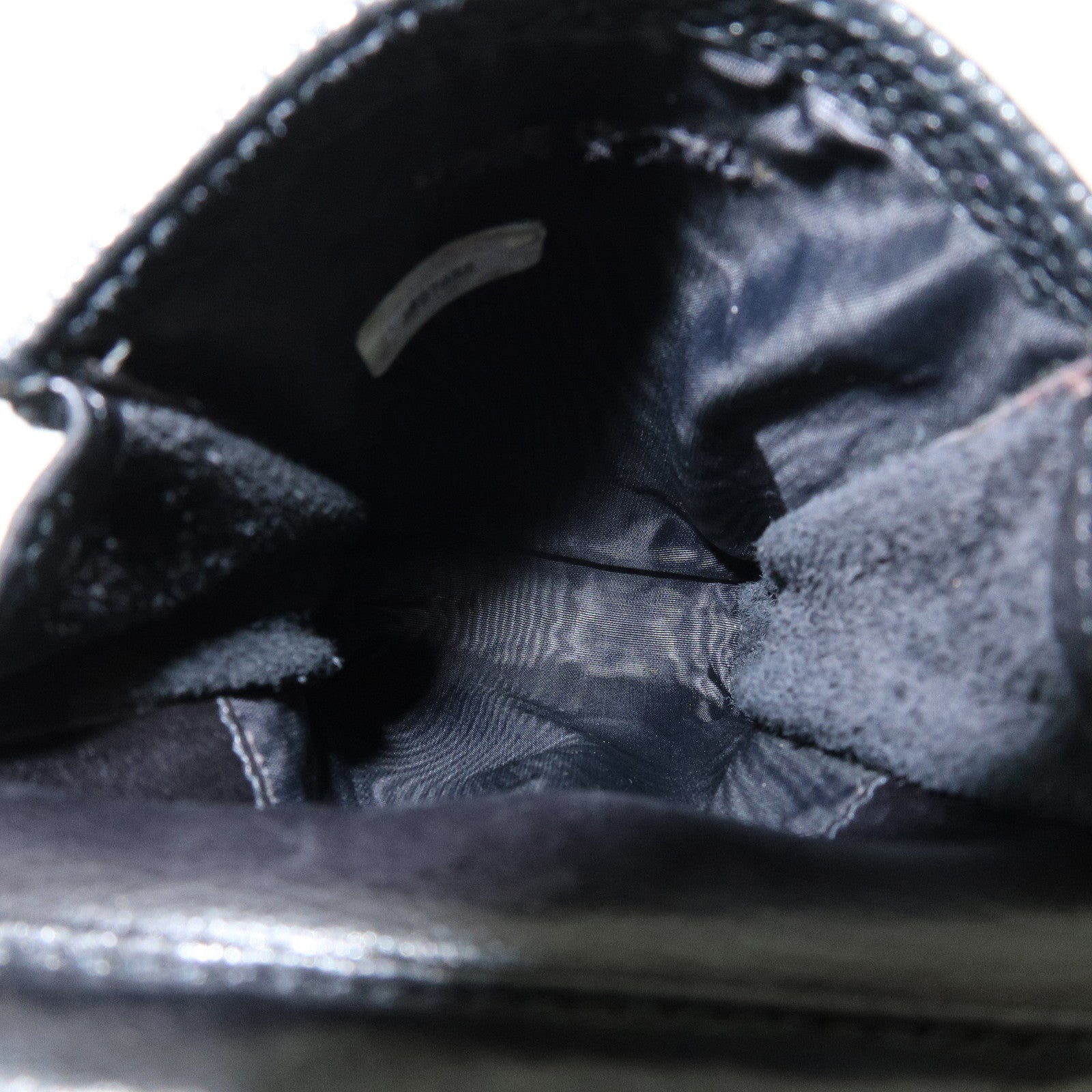 CHANEL COCO Mark Caviarskin Chain Shoulder Phone Case Black