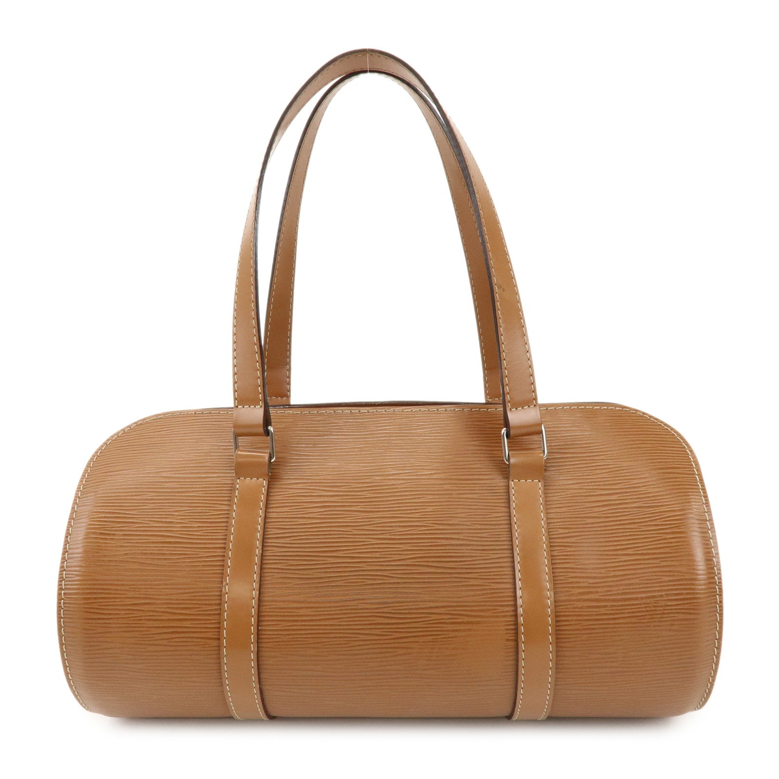 Louis Vuitton Epi Soufflot Leather Shoulder Hand Bag Canelle M52861