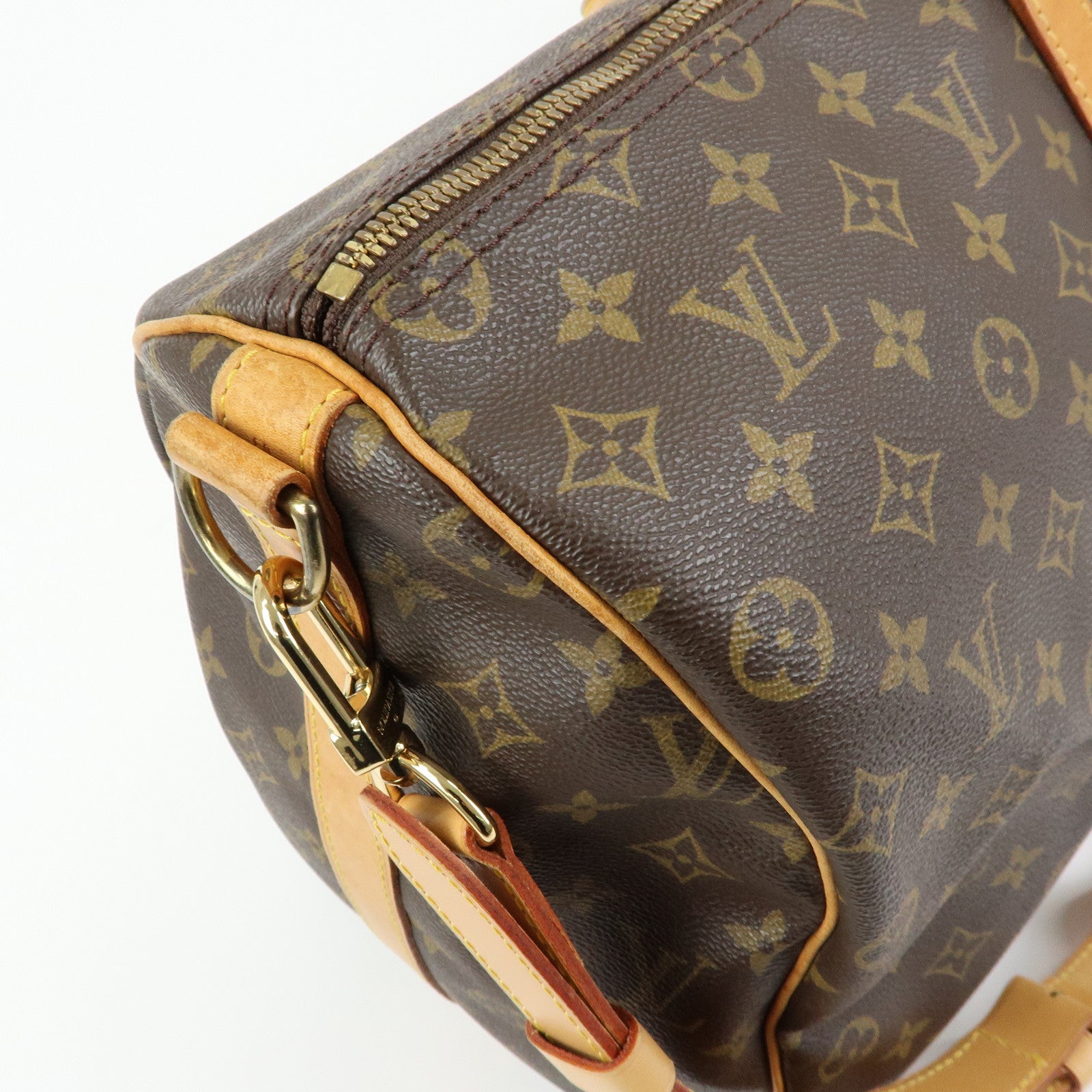 Louis Vuitton Monogram Keep All Bandouliere 50 Boston Bag M41416