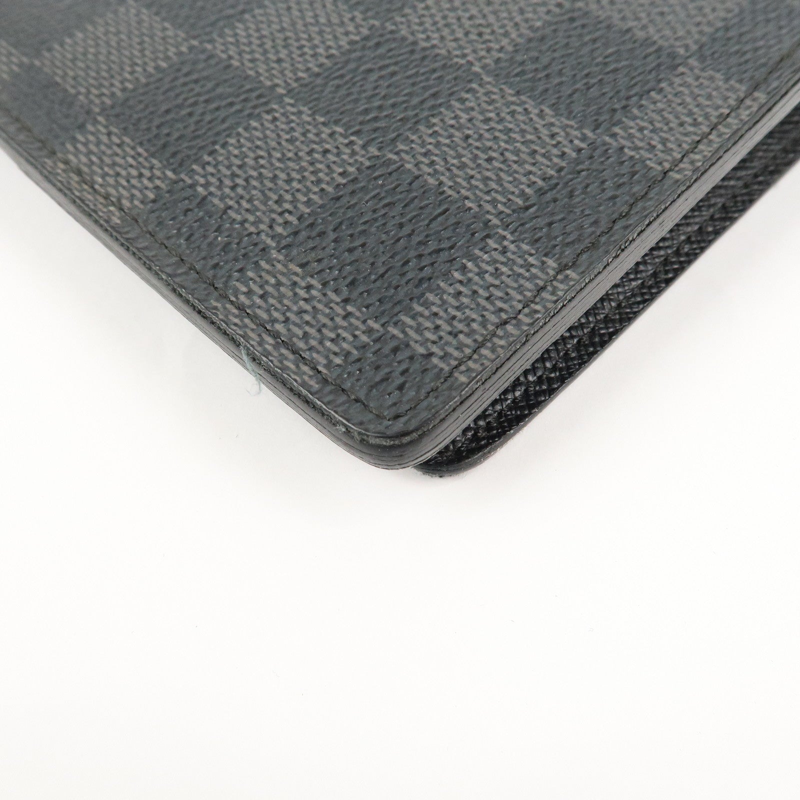Louis Vuitton Damier Portefeuille Brazza Long Wallet N62665 Used