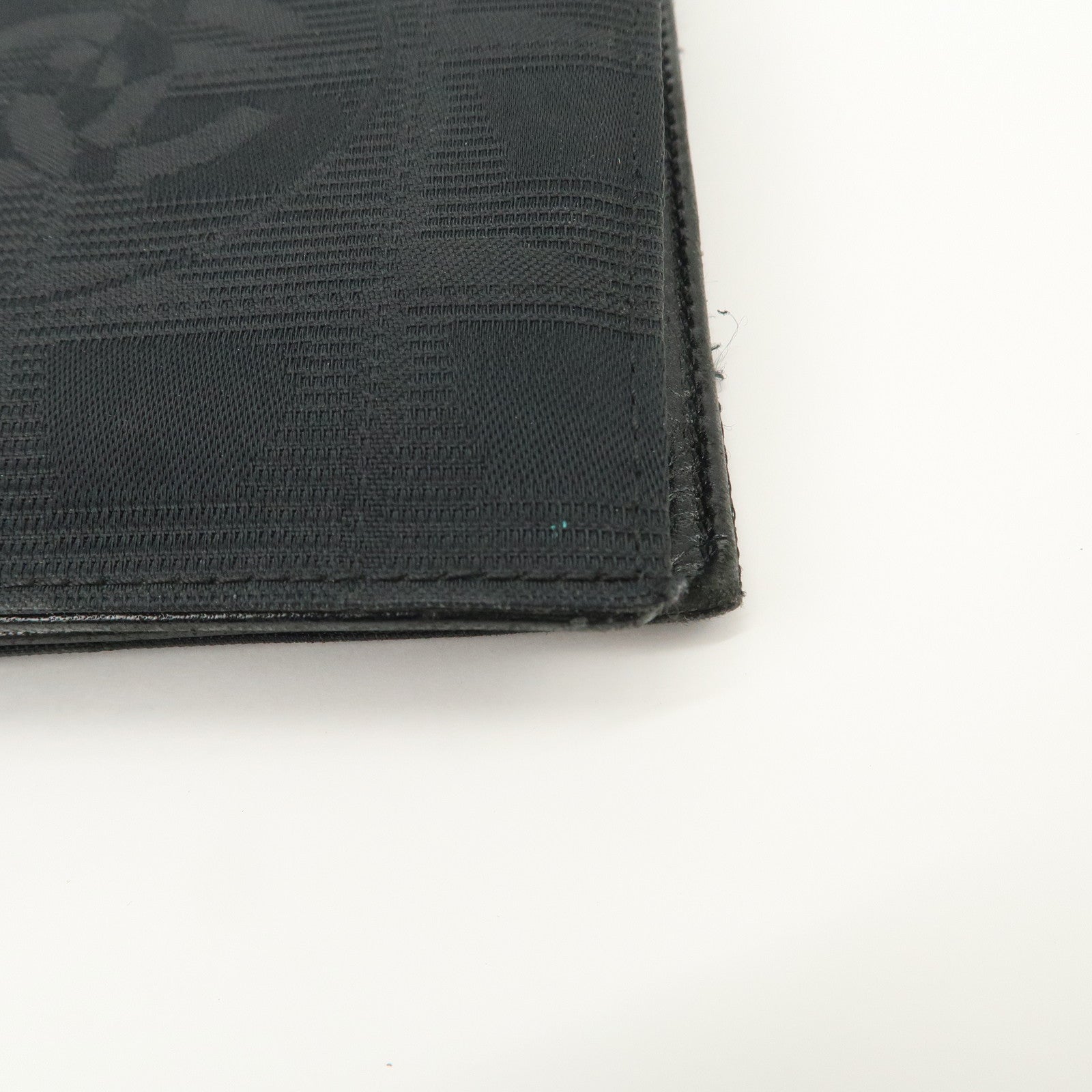 CHANEL New Travel Line Nylon Bi-fold Wallet Black