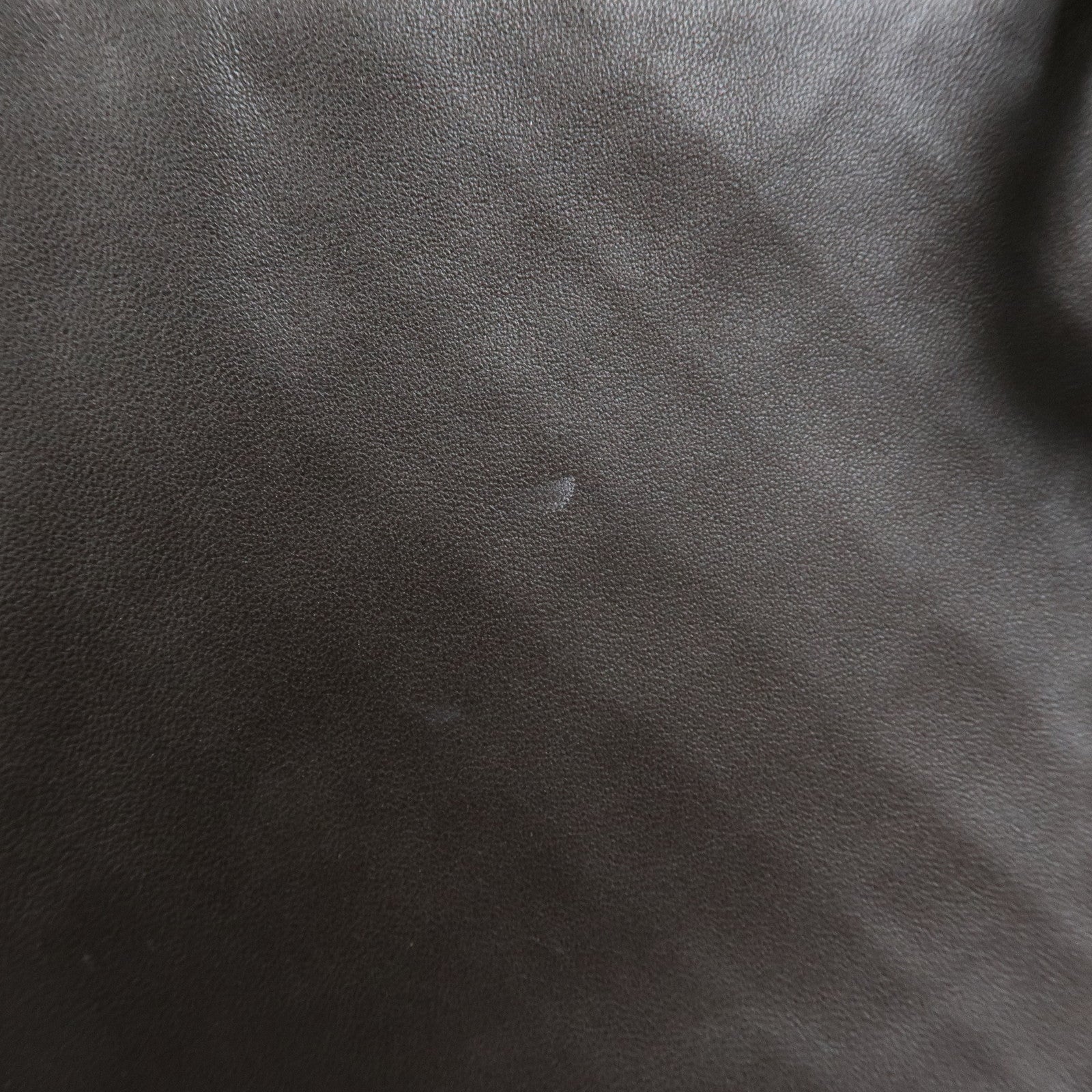 BOTTEGA VENETA Intrecciato Leather Shoulder Bag Hand Bag Brown