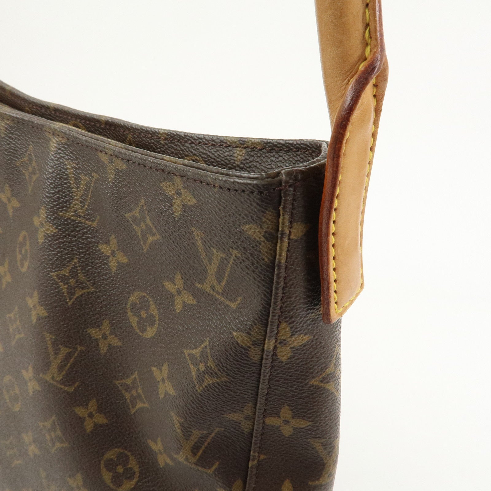 Louis Vuitton Monogram Looping GM Shoulder Bag Brown M51145