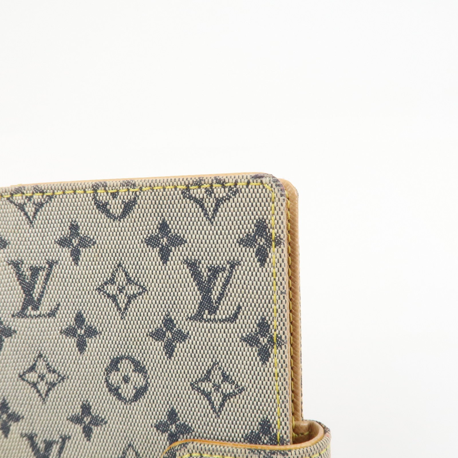 Louis Vuitton Monogram Mini Agenda PM Planner Cover Blue R20905