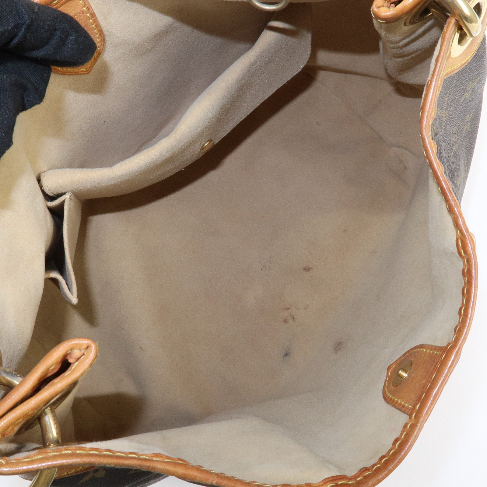 Louis Vuitton Monogram Galliera PM Shoulder Bag Brown M56382 Used