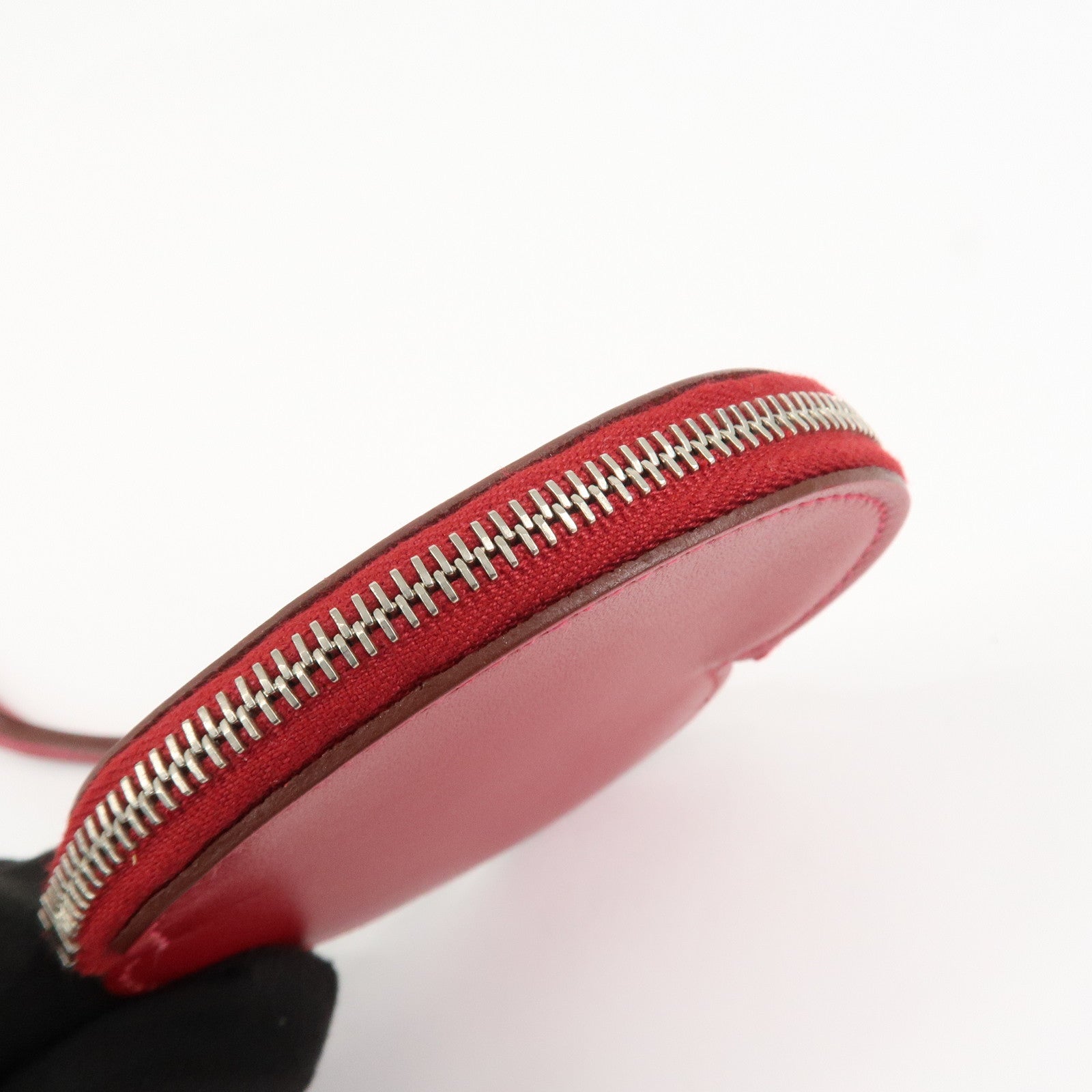 HERMES Tutti Frutti Porte Monnaie Pomme T Stmaped Apple Coin Case