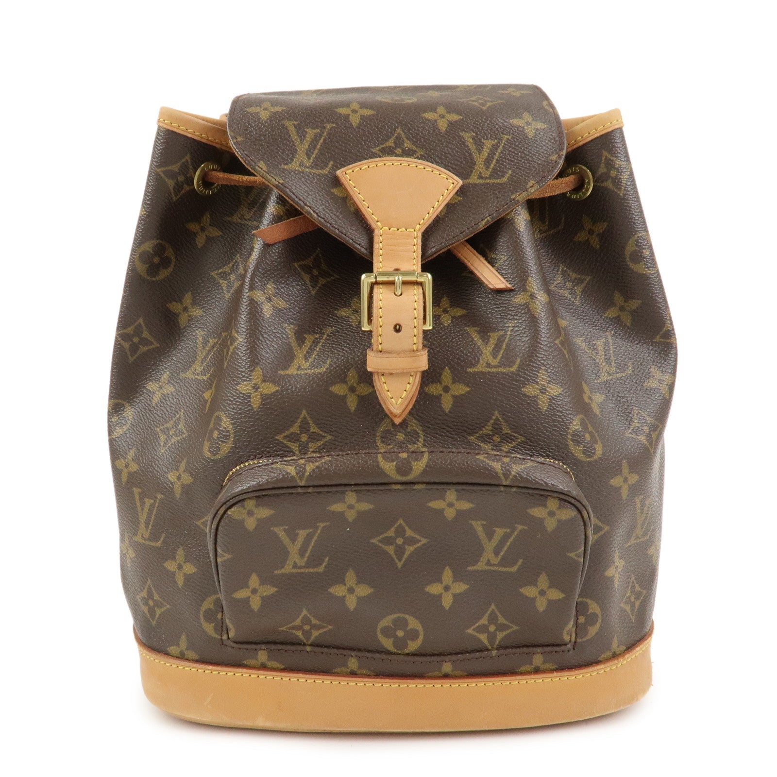 Louis Vuitton Monogram Montsouris MM Backpack Brown M51136
