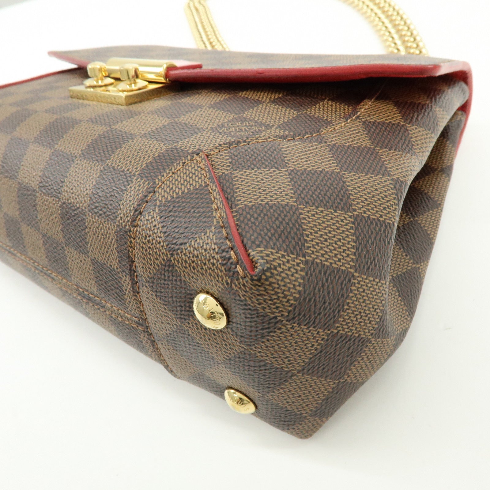 Louis Vuitton Damier Ebene Kaisa Clutch Chain Shoulder Bag N41596