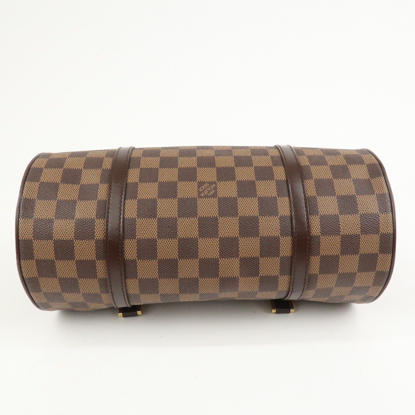 Louis Vuitton Damier Ebene Papillon 30 Hand Bag Brown N51303