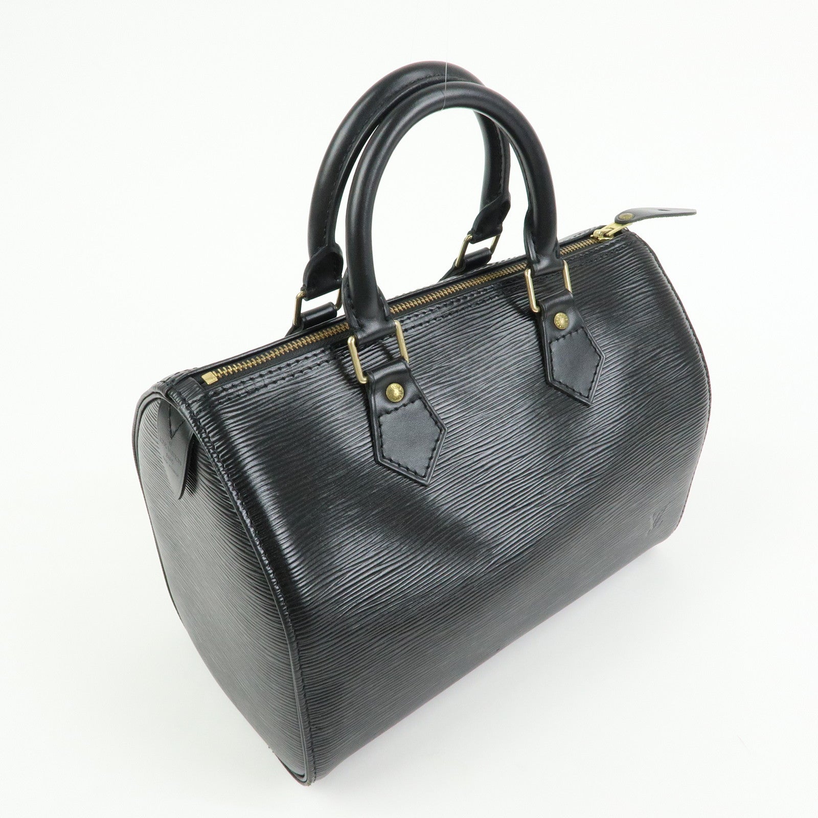 Louis Vuitton Epi Leather Speedy 25 Hand Bag Boston Bag Noir M59032