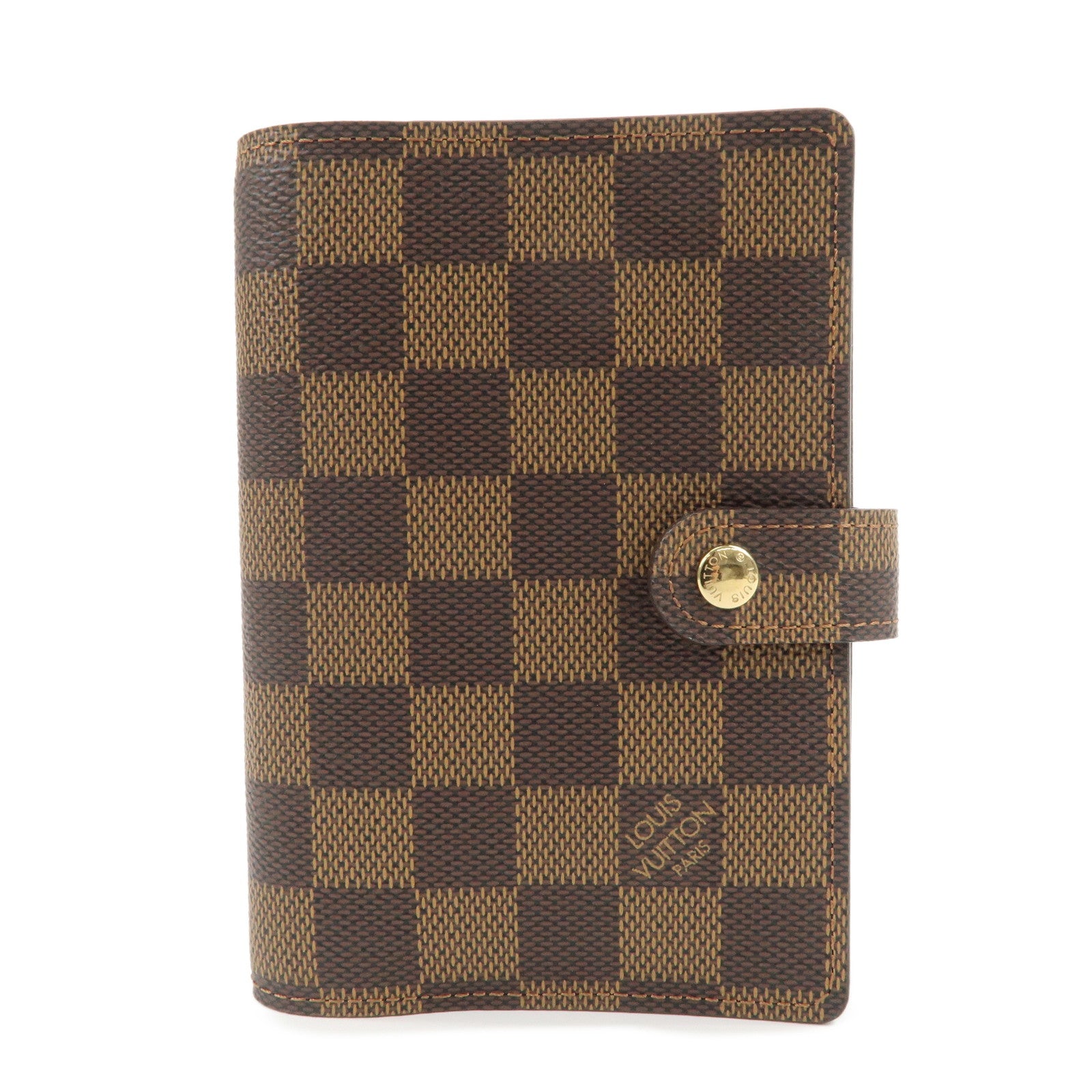 Louis Vuitton Damier Agenda PM Planner Cover Brown R20700