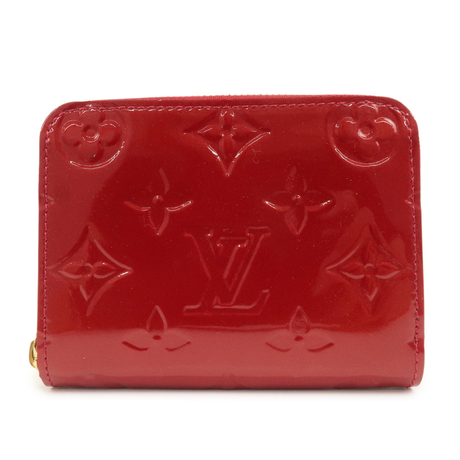 Louis Vuitton Monogram Vernis Zippy Coin Purse Pomme d'Amour M93608