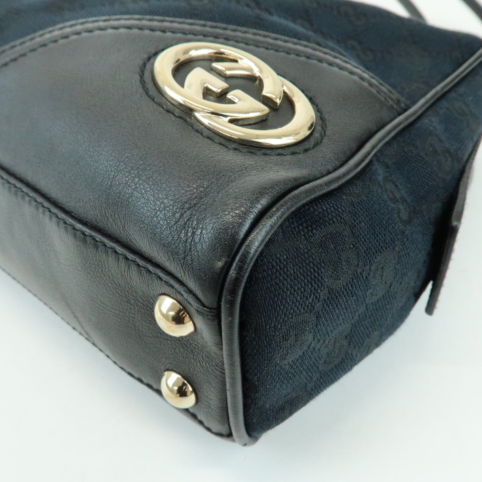 GUCCI New Britt Interlocking G GG Canvas Hand Shoulder Bag 169971