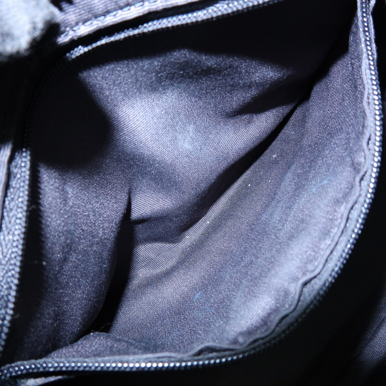 COACH Logo Leather Hand Bag Tote Bag Shouder Bag Black