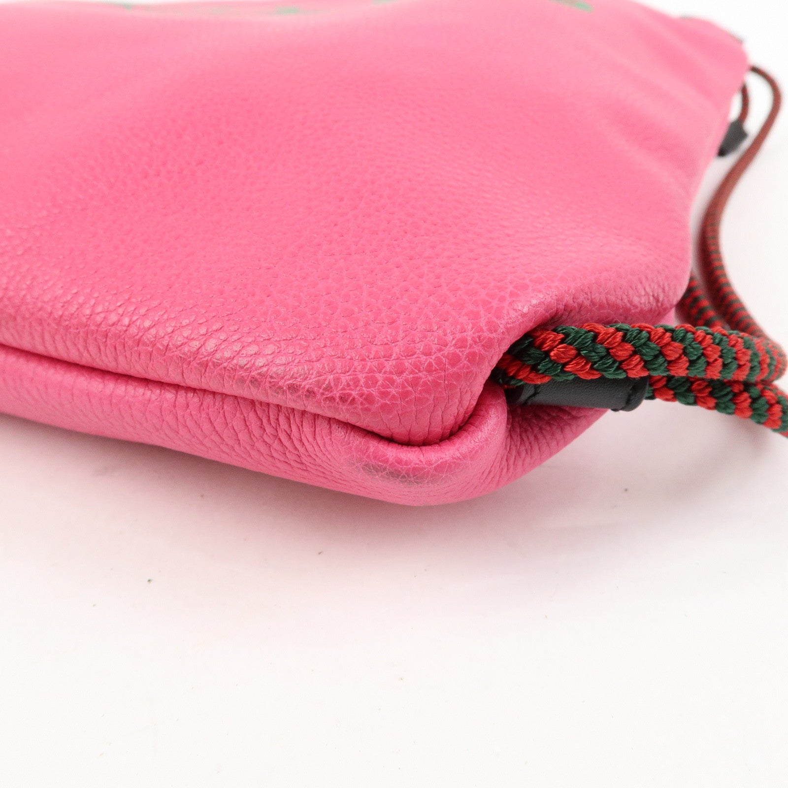 GUCCI Interlocking G Sherry Leather 2Way Bag Backpack Pink 494053