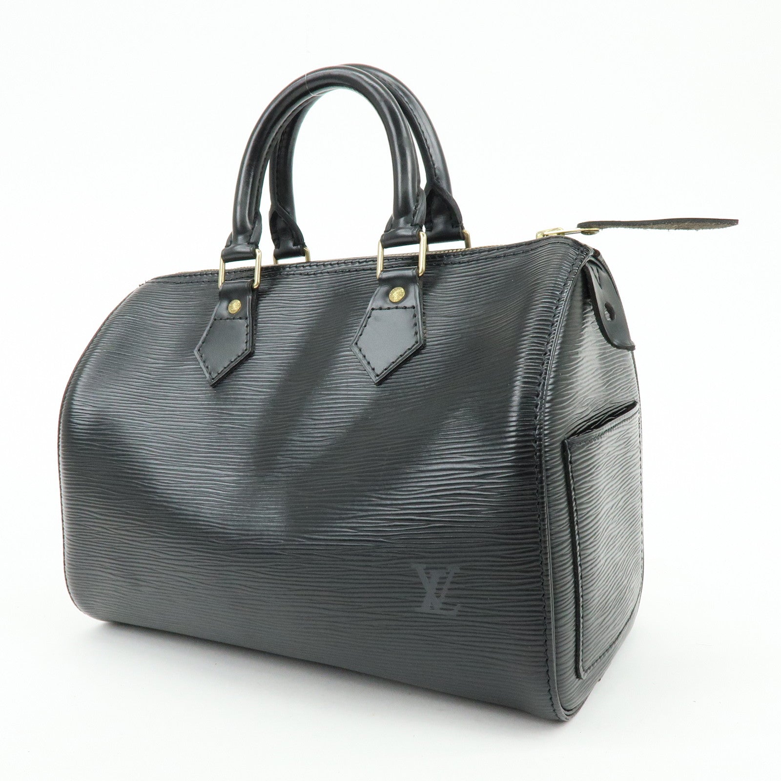 Louis Vuitton Epi Leather Speedy 25 Hand Bag Boston Bag Noir M59032