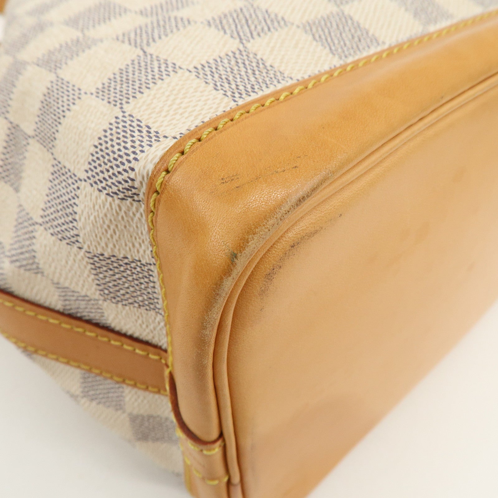 Louis Vuitton Damier Azur Canvas Leather Noe BB Shoulder Bag N41220