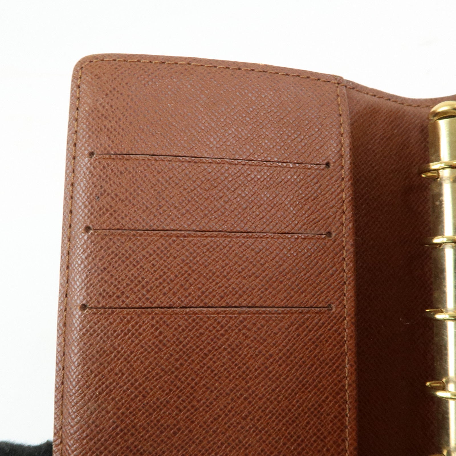 Louis Vuitton Monogram Agenda PM Planner Cover Brown R20005