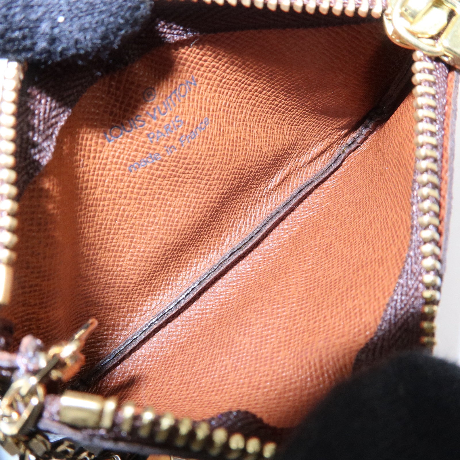 Louis Vuitton Monogram Pochette Cles Coin Case Key Case M62650