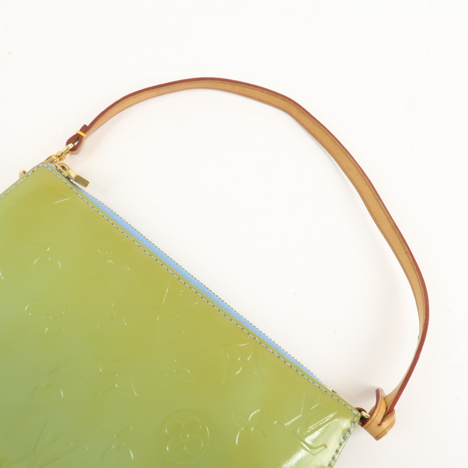 Louis Vuitton Monogram Vernis Lexington Hand Bag Baby Blue M91011